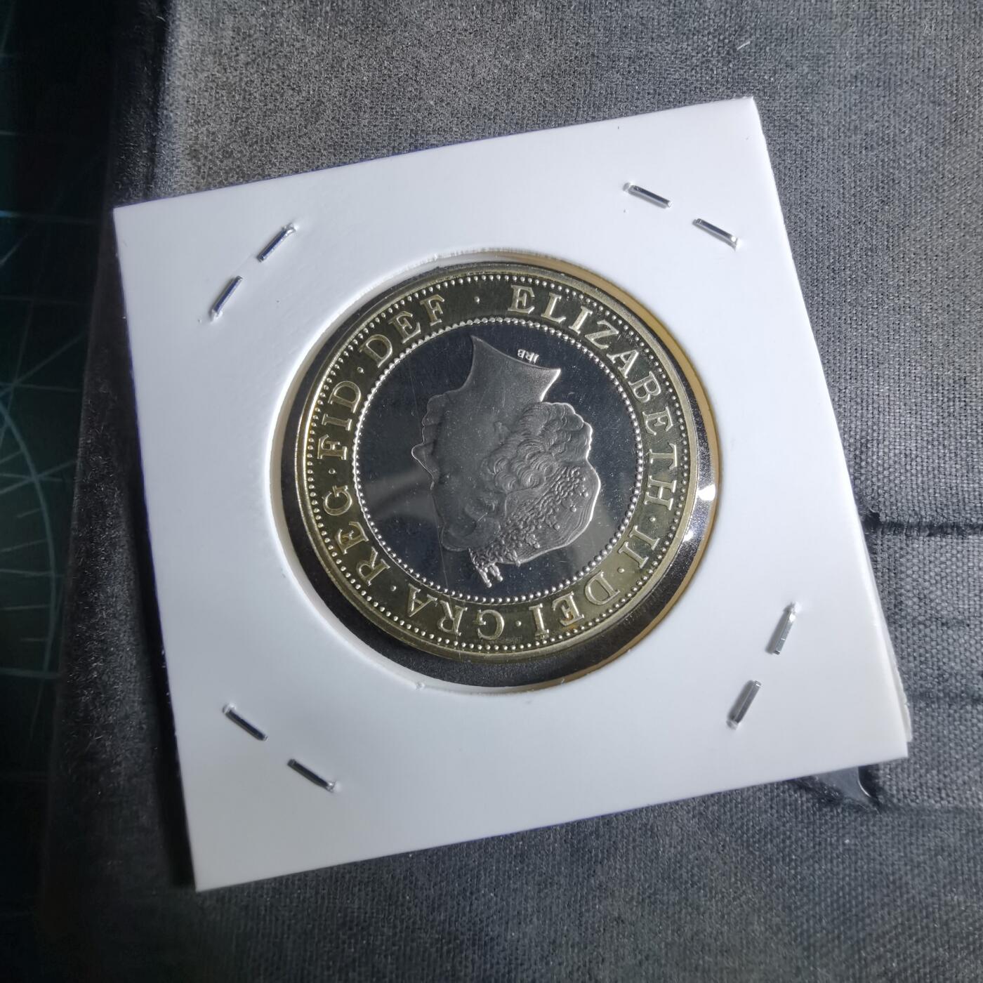 沼泽如烟--第913场 英国2001年2磅精制币