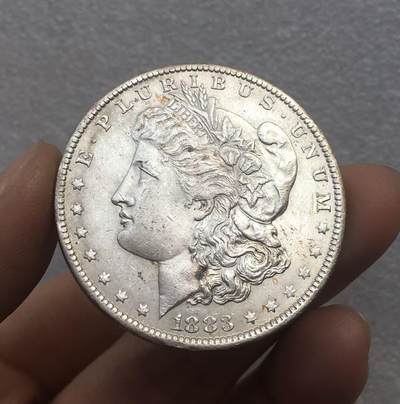 世界钱币专场拍卖 每周二开拍 - 好品1883年美国摩根女神一美元银币