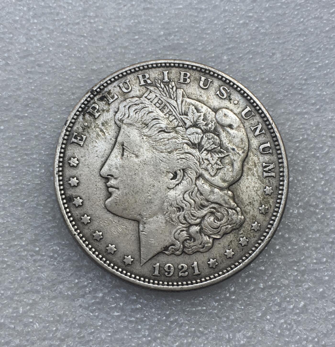 世界钱币专场拍卖 每周二开拍 1921年D版美国摩根女神一美元流通银币