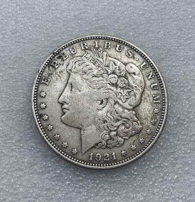 世界钱币专场拍卖 每周二开拍 - 1921年D版美国摩根女神一美元流通银币