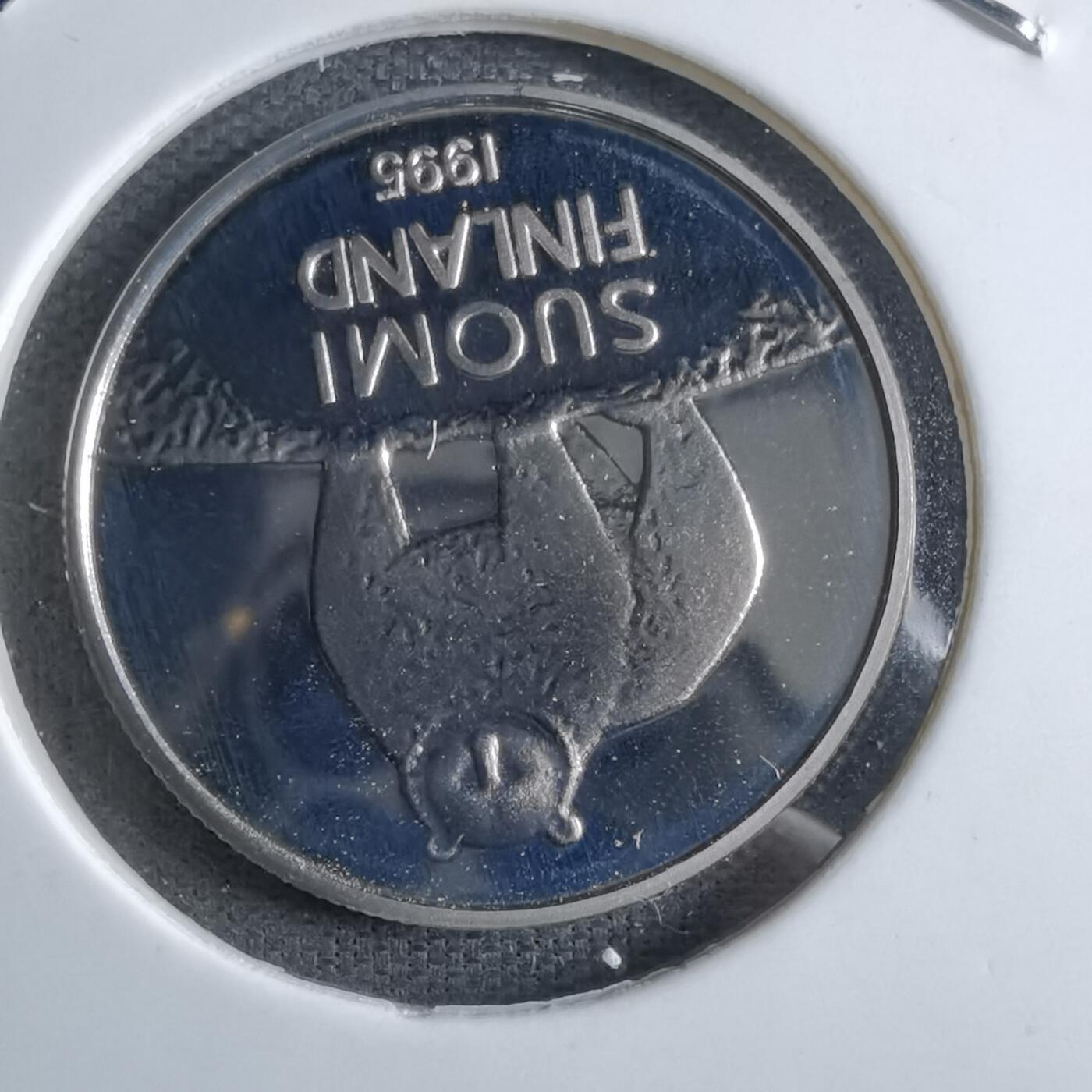 沼泽如烟--第913场 芬兰1995年50芬尼精制币