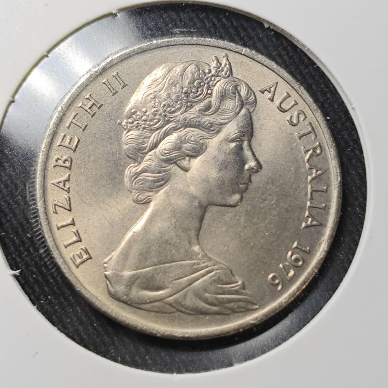 KK钱币收藏小铺 （套币 好品/批量散币 银币）专场  2月预留时间 周末发货  1973澳大利亚20分 好品