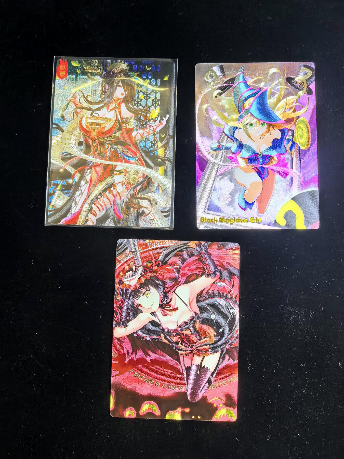 无佣金 不寄存 不收拍 链接少 我只是一个小小的卡牌收藏玩家   需要多宫大佬请私聊 部分卡牌设有底价（不想玩的那么累，即使有底价也会比市场价便宜的多，懂的自然懂） 拒绝小号抬价 大家放心拍 所有拍品部分套有卡膜 部分卡牌多宫 自制卡牌 不包厂瑕 放大镜 品控 勿拍 流拍商品会循环 感谢大家支持 留个关注 不定时上新 谢谢 奇点卡牌 粗闪3张