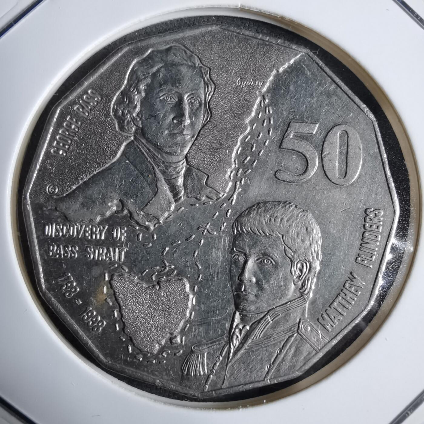 沼泽如烟--第913场 澳大利亚1998年50分纪念币