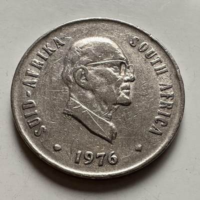 🌹外币初藏🌹🐯2025年第132场  每周二四六晚8️⃣点 接代拍 - 南非1976年20分