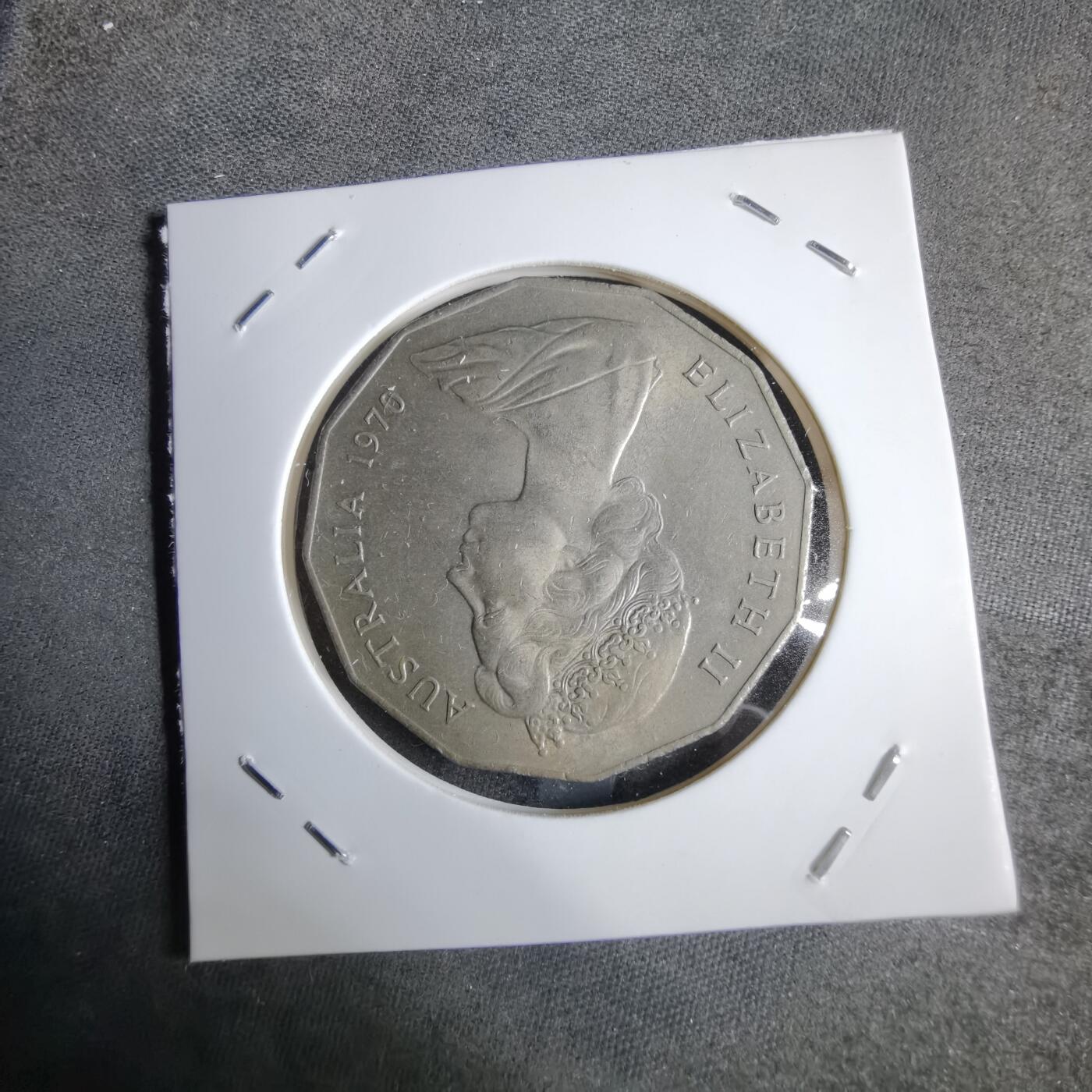 沼泽如烟--第913场 澳大利亚1970年50分纪念币