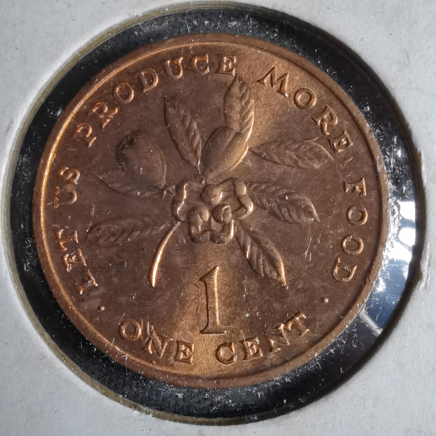 沼泽如烟--第913场 牙买加1971年一分FAO