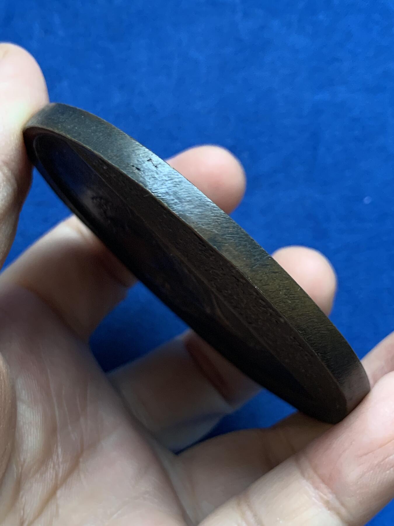 《竞宝斋》第442场 周日，周一，2场连拍 （全场包邮） 1790年法国大革命纪念章 NGC给了表面改变评级 极少见品种 102.6克 73mm 细节见图