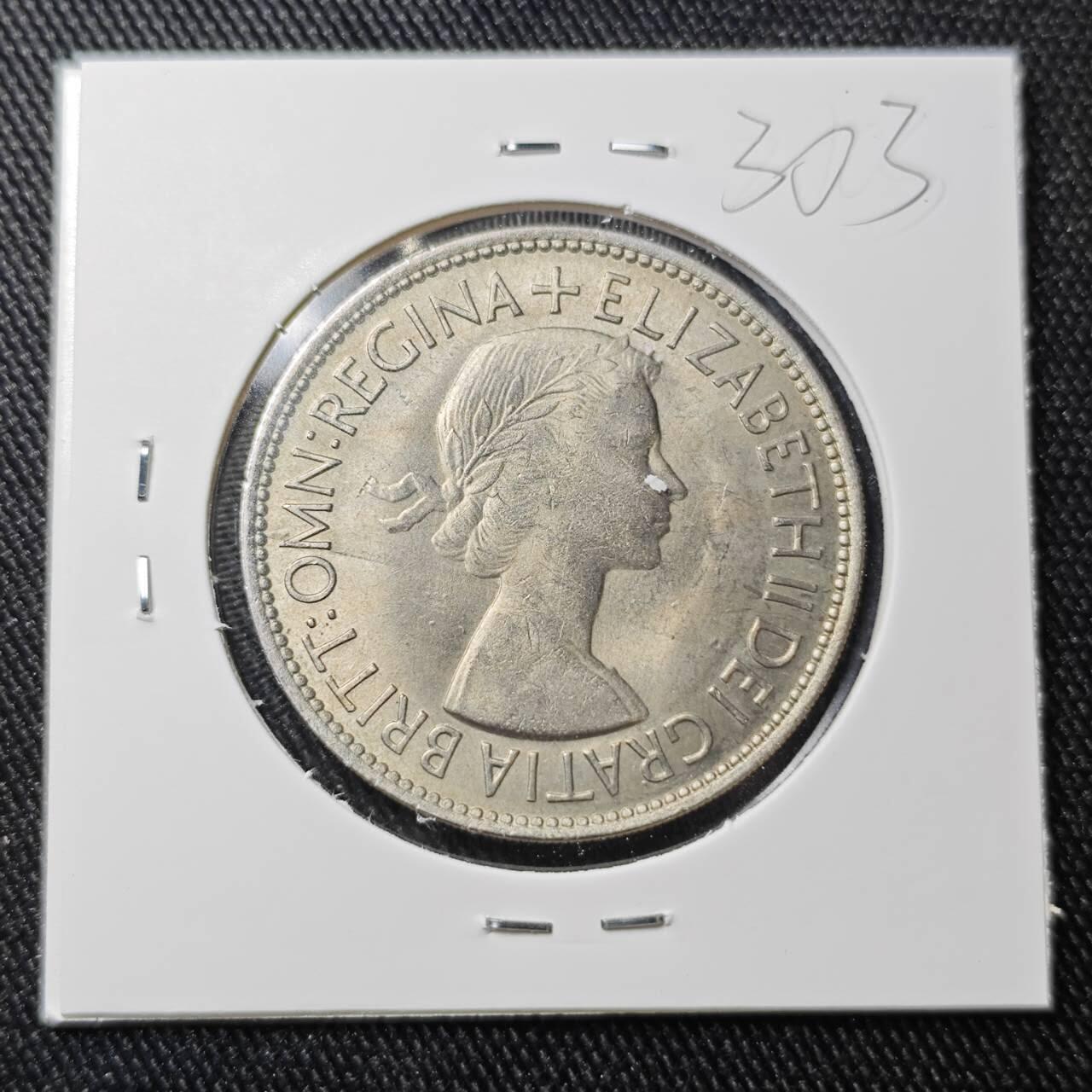 KK钱币收藏小铺 （套币 好品/批量散币 银币）专场  2月预留时间 周末发货  1953英国半克朗