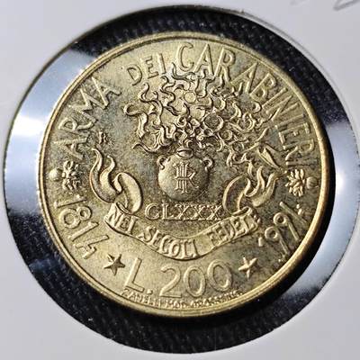 KK钱币收藏小铺 （套币 好品/批量散币 银币）专场  2月预留时间 周末发货 -  意大利200里拉纪念币