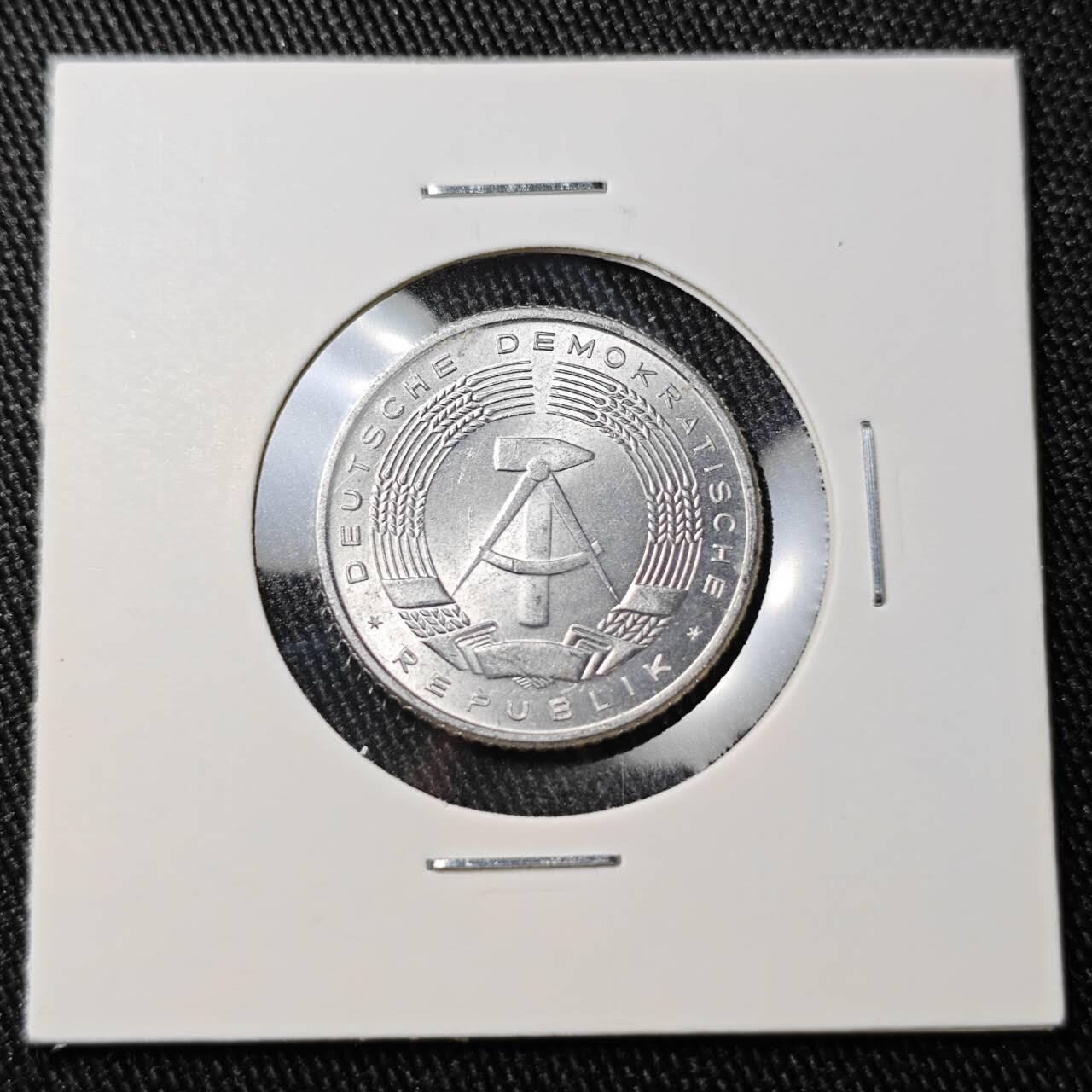 KK钱币收藏小铺 （套币 好品/批量散币 银币）专场  2月预留时间 周末发货  1958东德50芬尼 好品 早年份