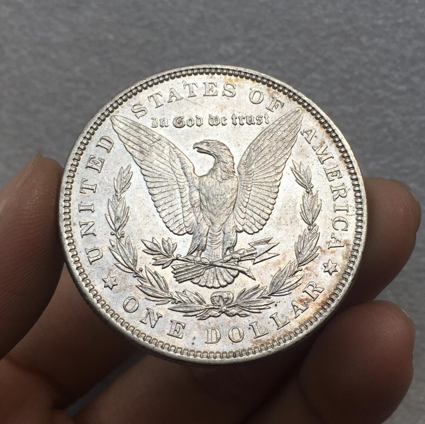 世界钱币专场拍卖 每周二开拍 好品 1897年美国摩根女神一美元银币