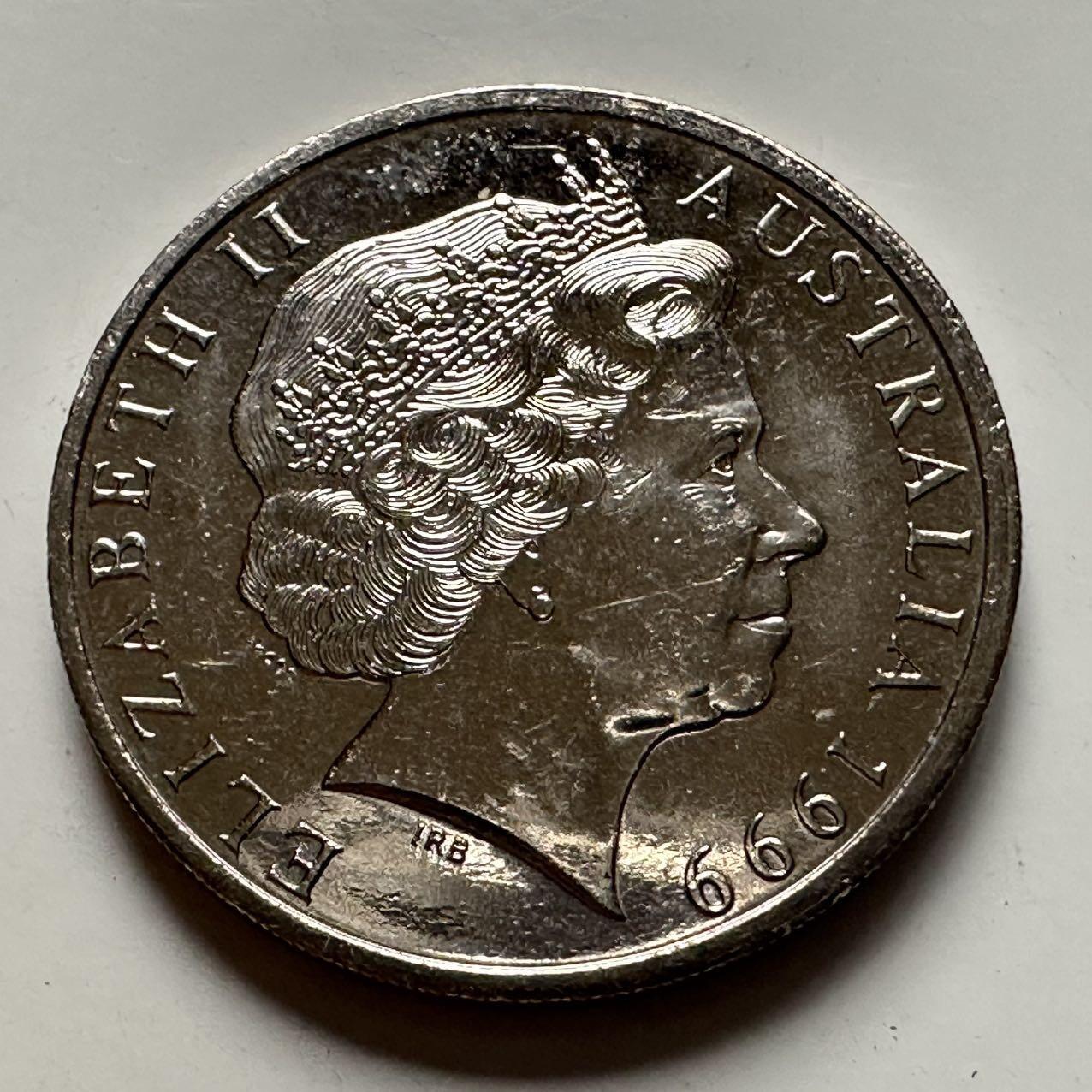 🌹外币初藏🌹🐯2025年第132场  每周二四六晚8️⃣点 接代拍 澳大利亚1999年20分 全新