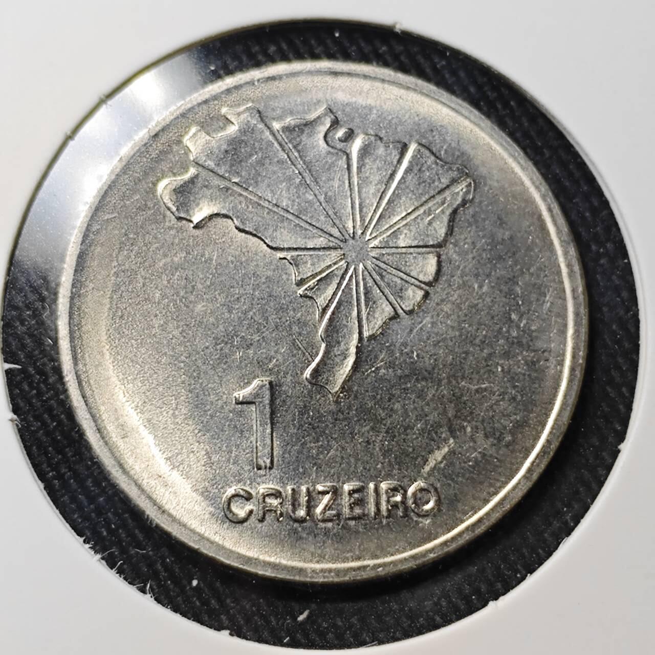 KK钱币收藏小铺 （套币 好品/批量散币 银币）专场  2月预留时间 周末发货  巴西1克鲁塞罗纪念币 好品