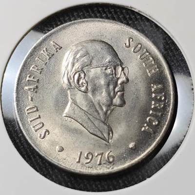 KK钱币收藏小铺 （套币 好品/批量散币 银币）专场  2月预留时间 周末发货 -  1976南非20分 好品