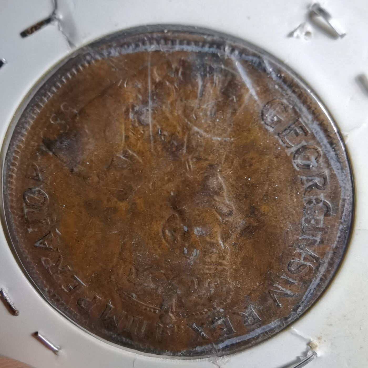 沼泽如烟--第913场 英属南非1926年1便士 字母版