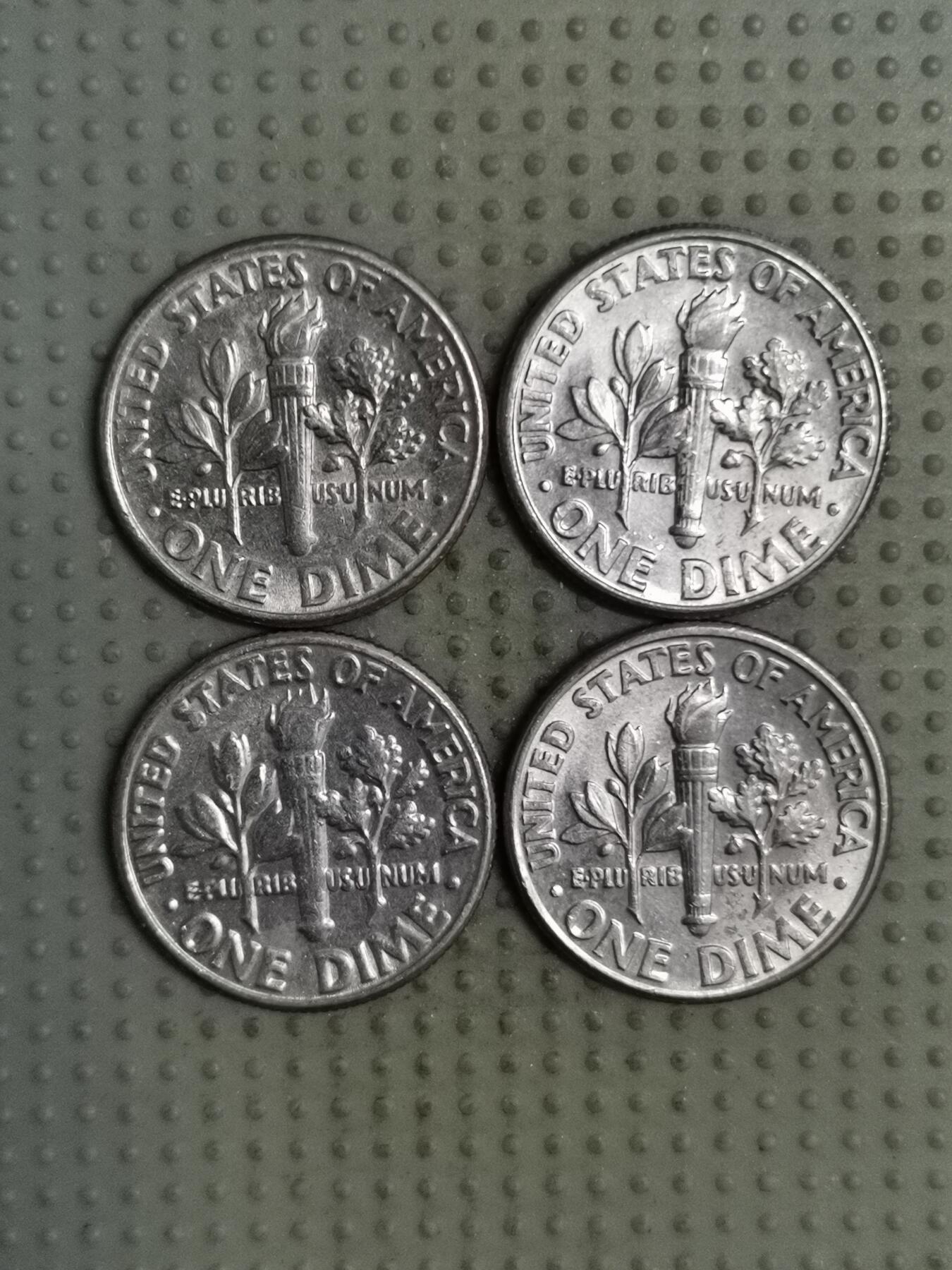 2025年第124场各国散币拍卖（总第124场） 美国10分4枚