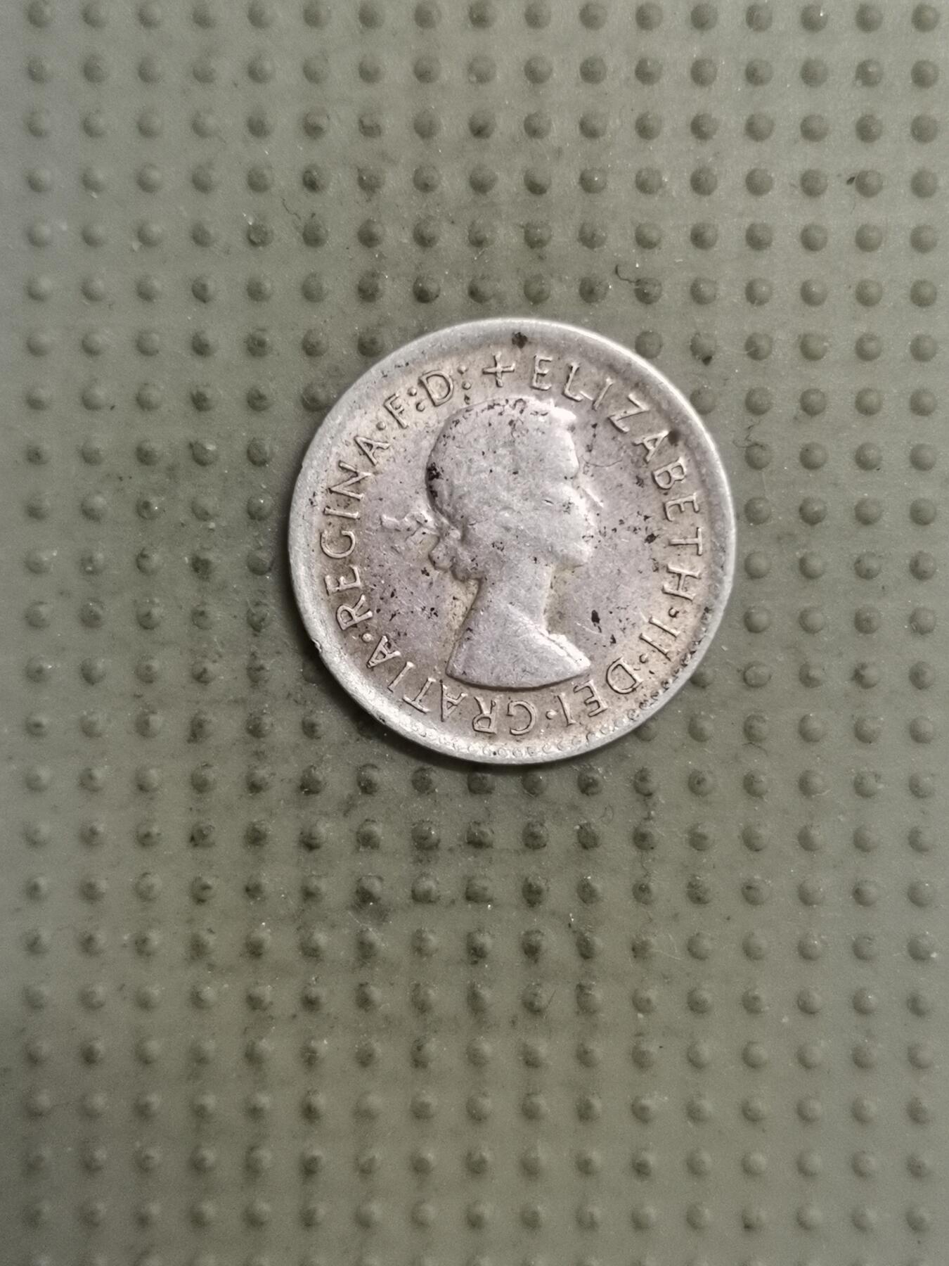 2025年第124场各国散币拍卖（总第124场） 澳大利亚1961年3便士银币1.4g500银