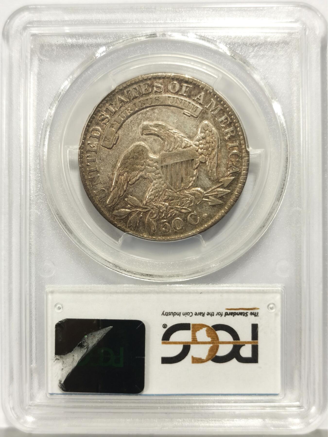 博洋堂世界钱币拍卖第149期（全场包邮） PCGS XF40 美国1834年自由帽女神50分银币，大字版，国内少见