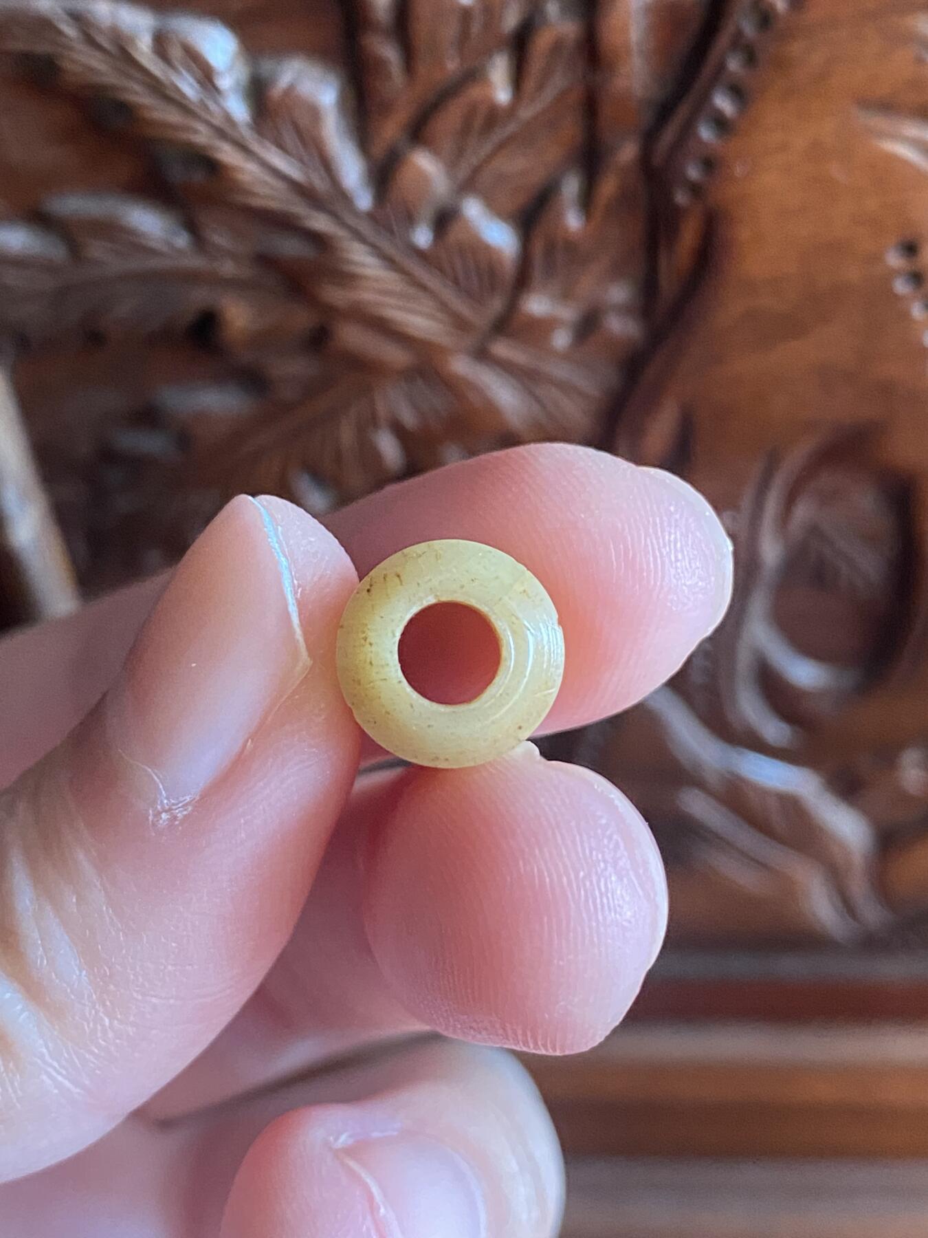 古伊朗地区吉罗夫特文化纺锤形千年牛骨古珠