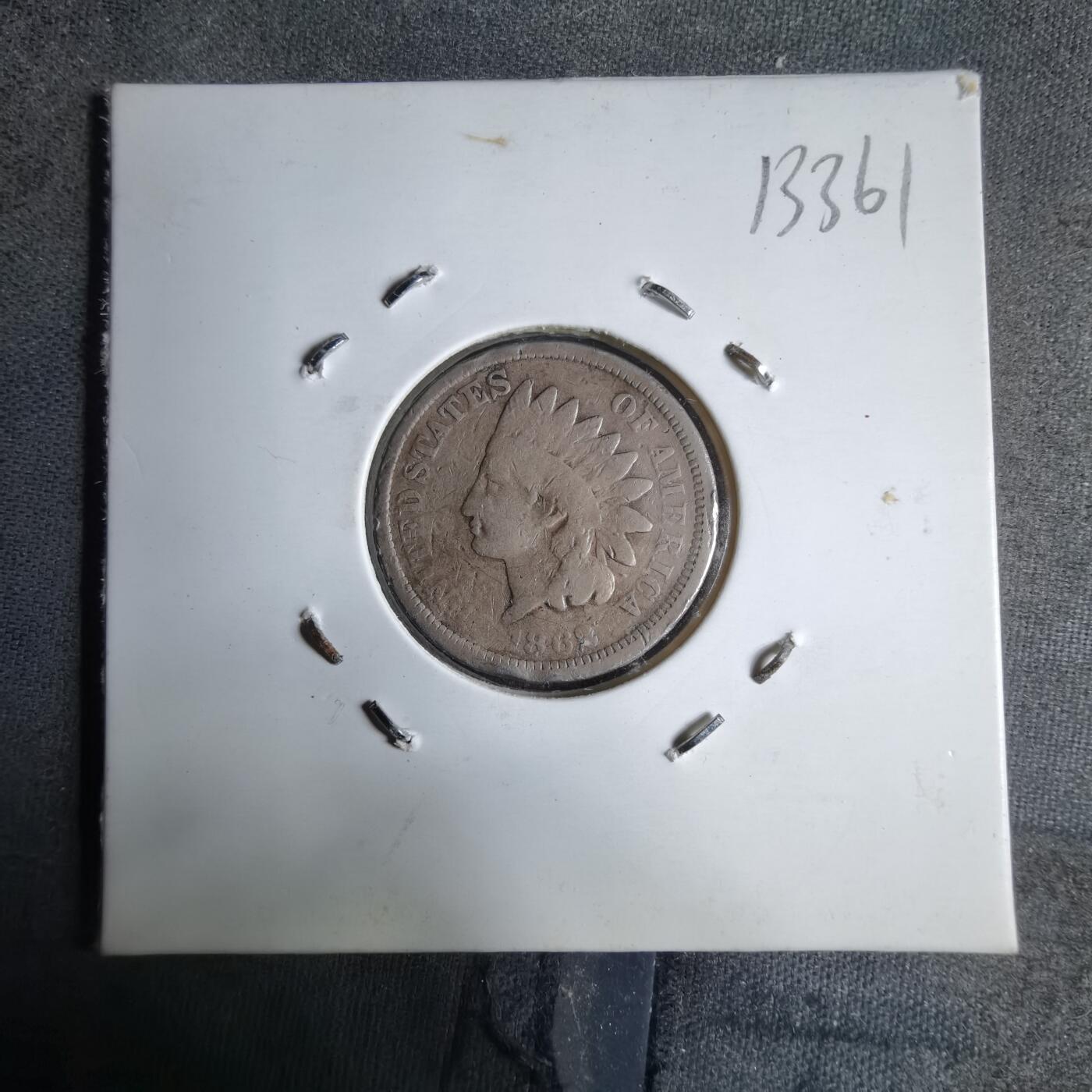 沼泽如烟--第913场 美国1862年一分