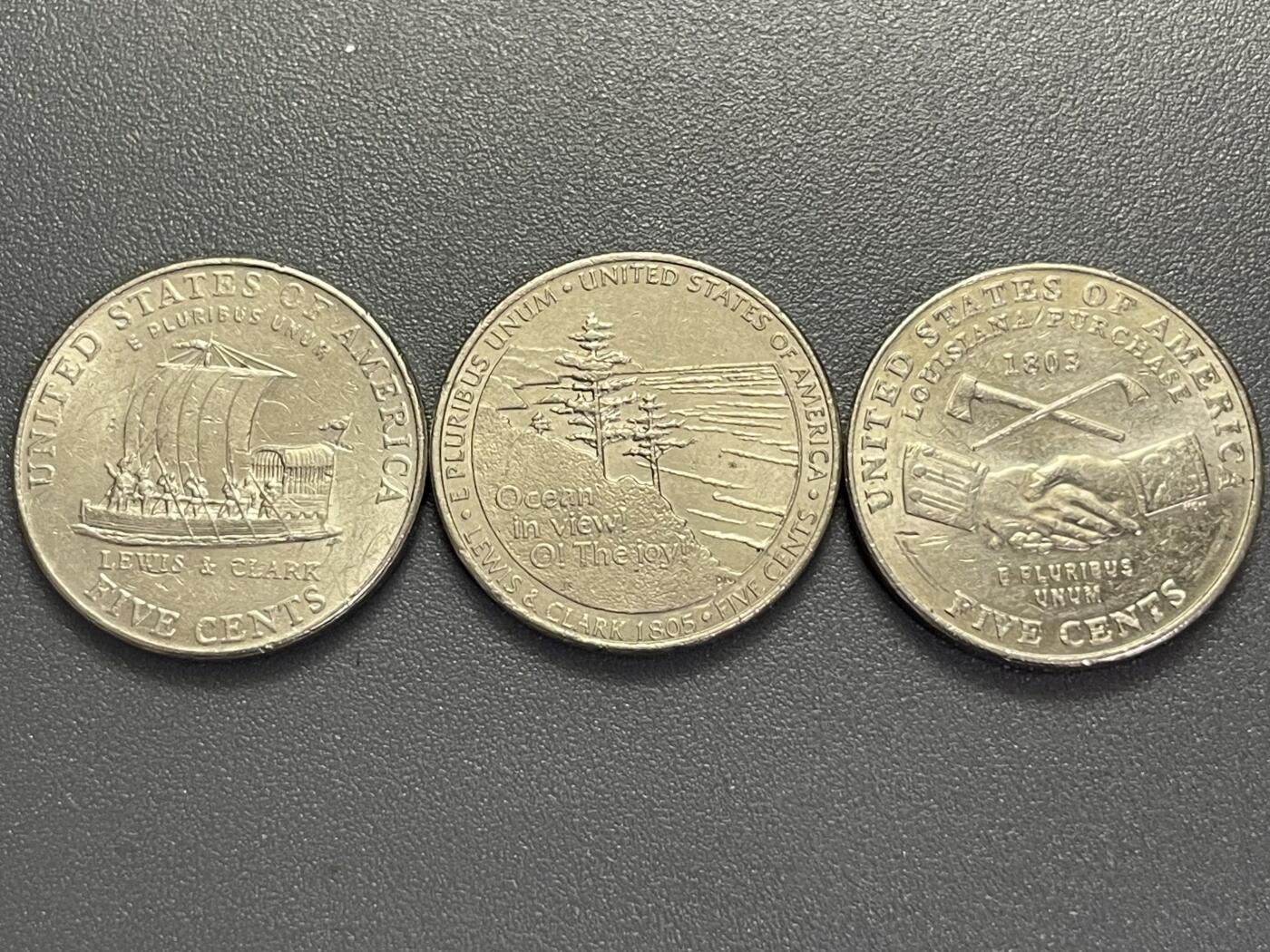 回流1123 美国纪念币3枚