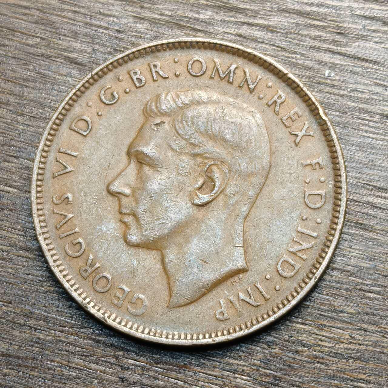 【铜匠收藏】★第133场★散币场，无佣金，30包邮。不满30元，支付5元运费。《接受代拍 代送NGC评级》 澳大利亚 1941年 乔治六世 男王 1便士 大洋洲