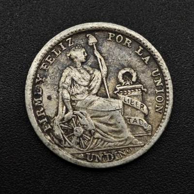 【淘币小摊】实时拍第八百零八拍   银币套币场   满百包邮可预留二周 每周一统一发货   - 秘鲁1905年10分银币