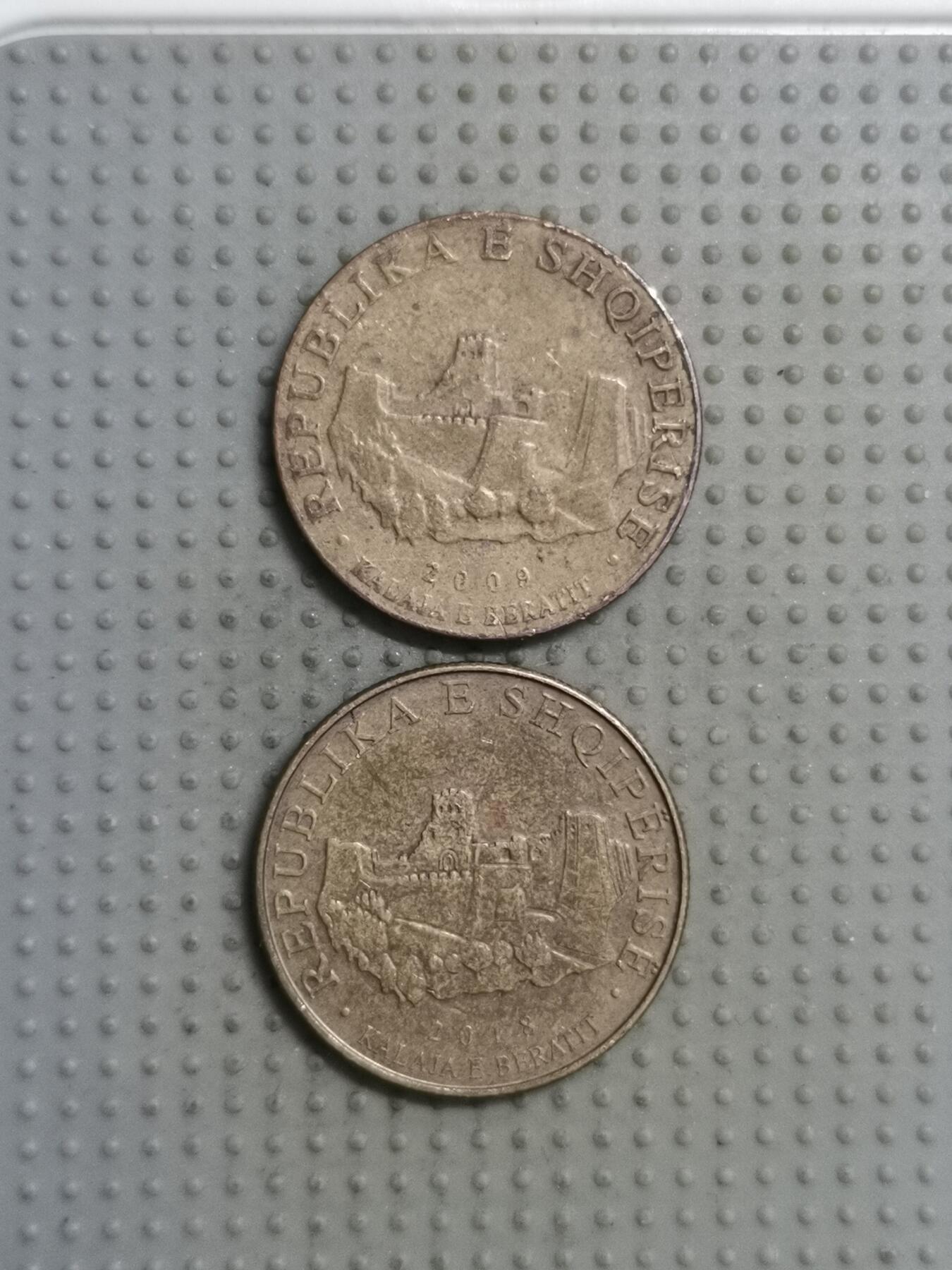 2025年第123场各国散币拍卖（总第123场） 阿尔巴尼亚10列克2枚