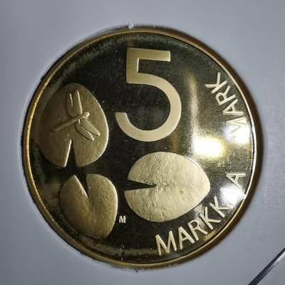 沼泽如烟--第913场 - 芬兰1995年5马克精制币