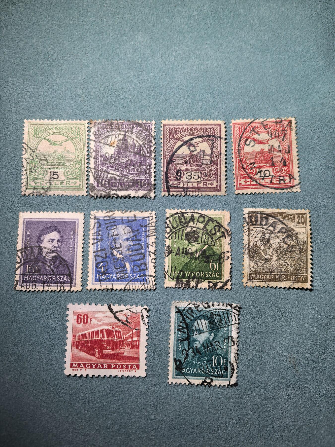 盛世勋华——号角文化勋章邮票专场拍卖第289期 匈牙利（王国）邮政1940年代发行邮票10枚