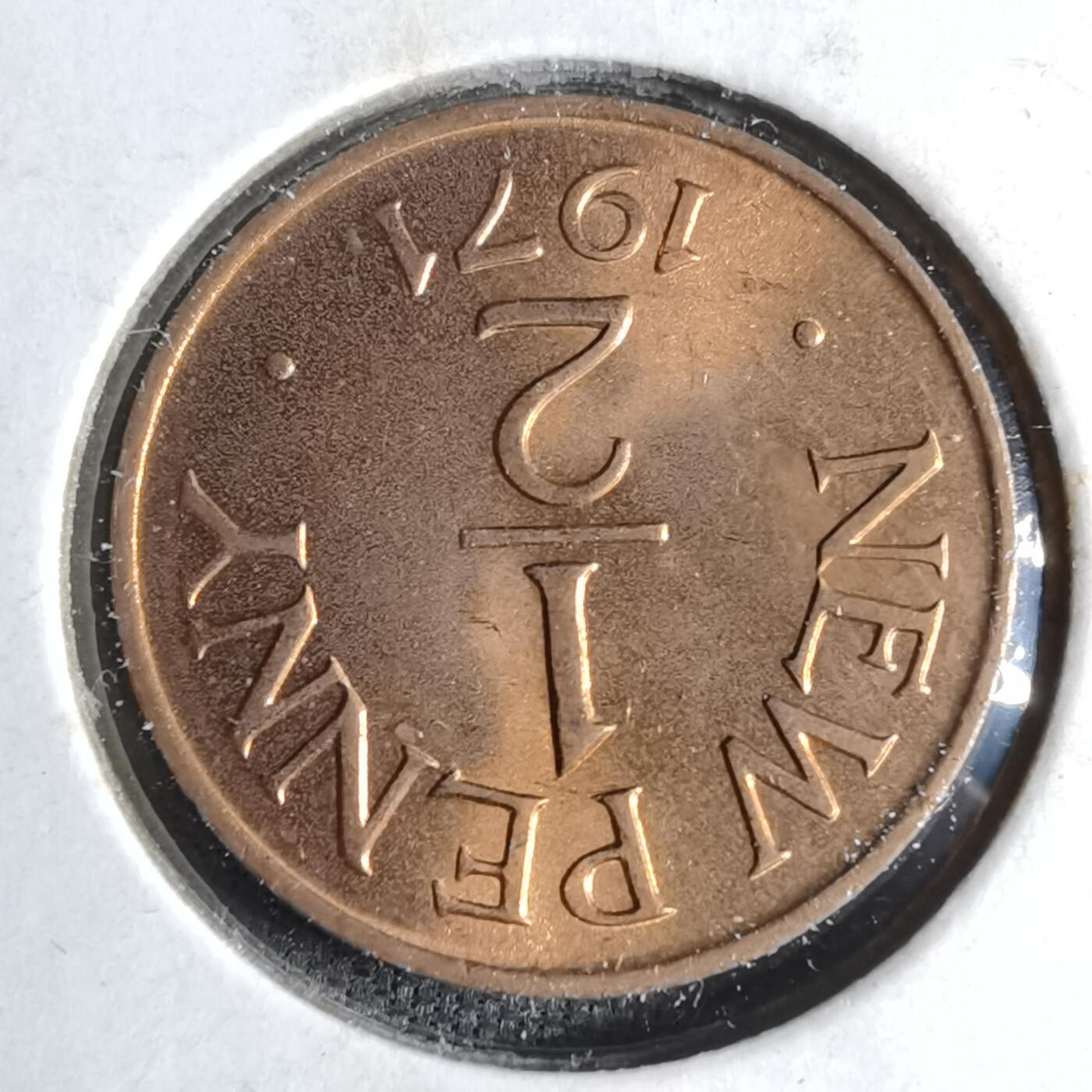 沼泽如烟--第913场 根西1971年半便士