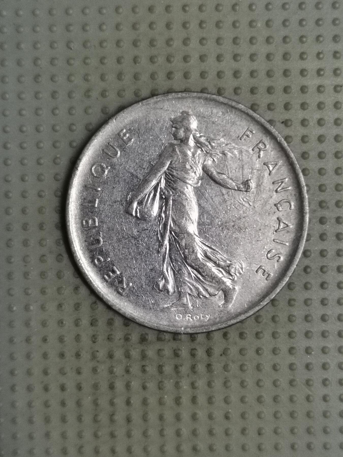 2025年第123场各国散币拍卖（总第123场） 法国1971年5法郎