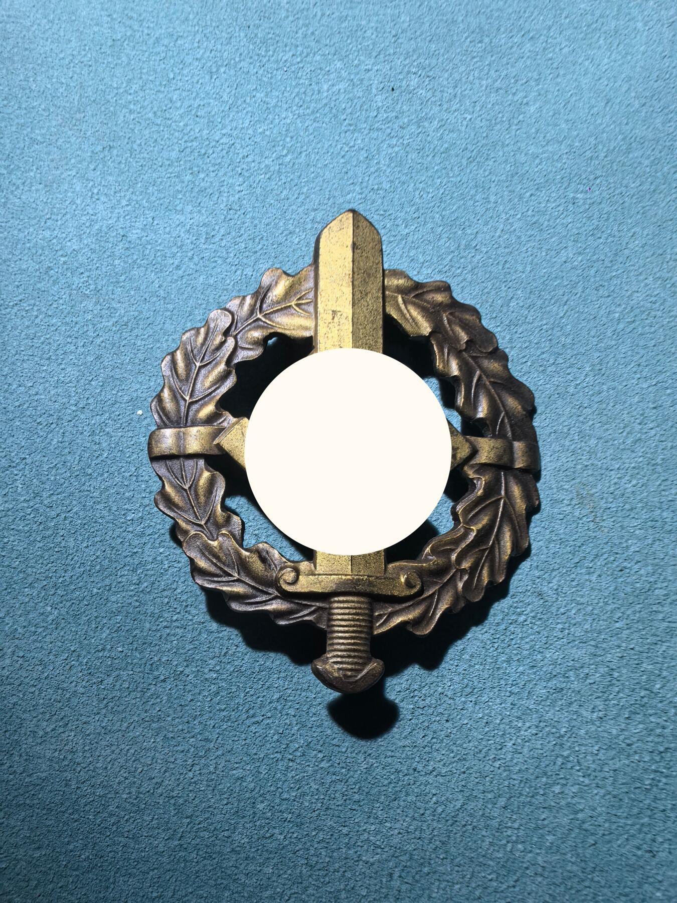 盛世勋华——号角文化勋章邮票专场拍卖第289期 德国（1939）铜级冲锋队（SA）体能奖章 带少见厂标