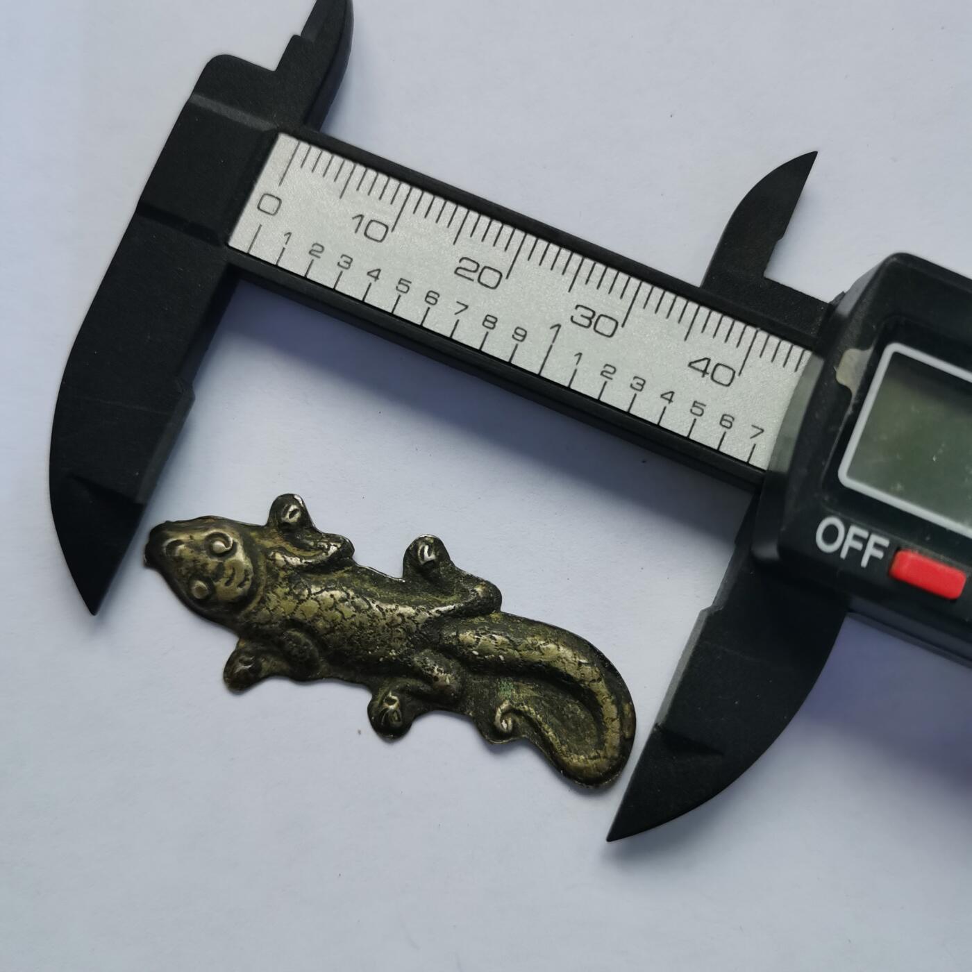 藏珍品阁杂件专场82期 清代老银壁虎