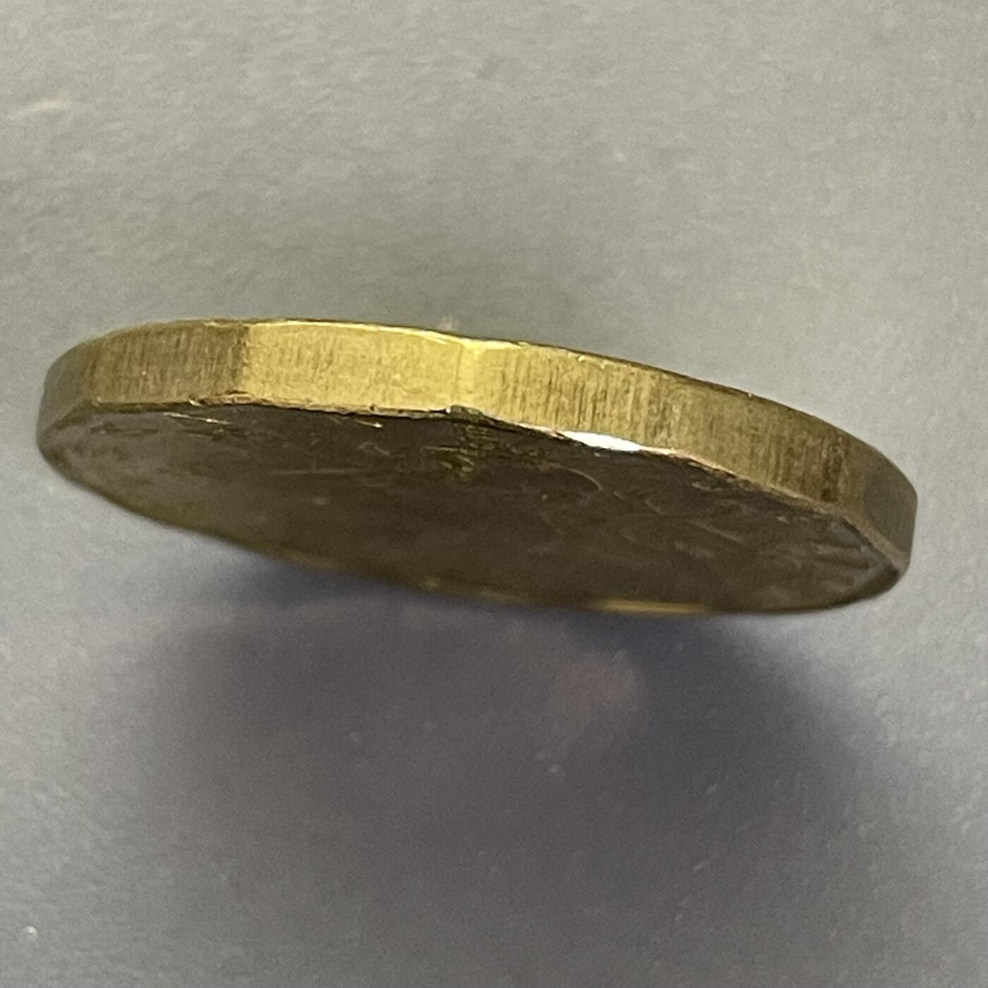 回流1123 全新捷克1996年20克朗十边形纪念币 圣瓦茨拉夫骑马像