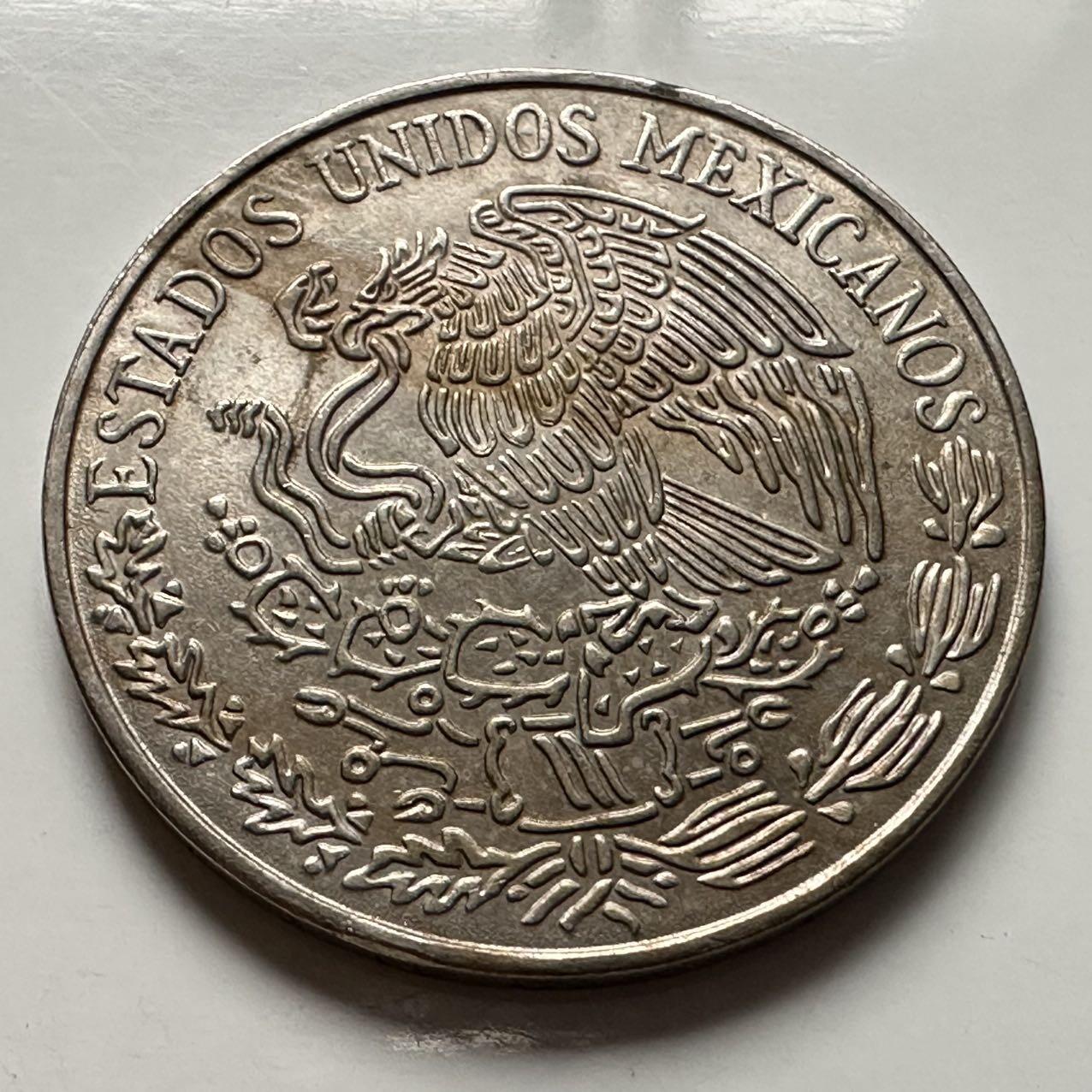 🌹外币初藏🌹🐯2025年第132场  每周二四六晚8️⃣点 接代拍 墨西哥1972年五比索