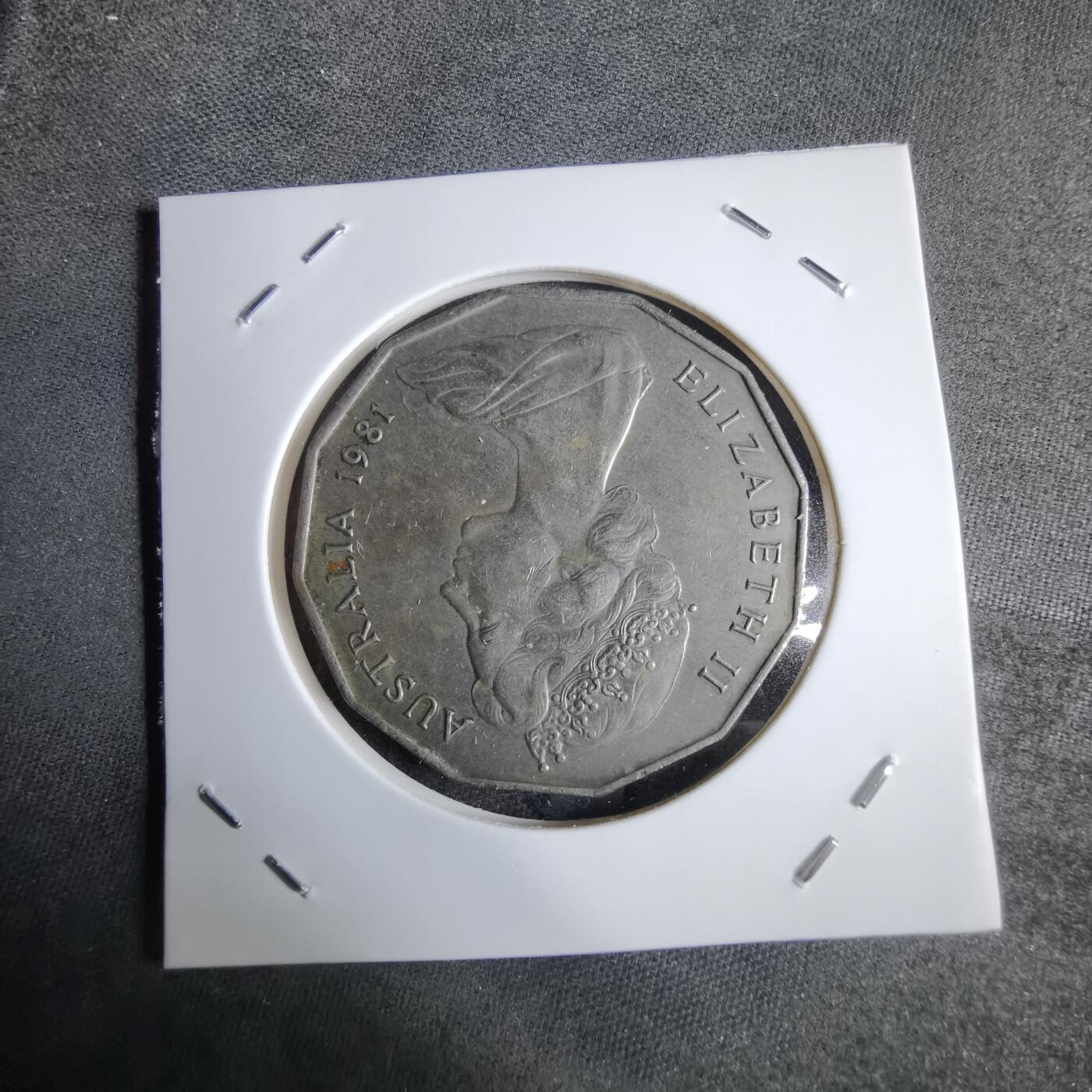 沼泽如烟--第913场 澳大利亚1981年50分纪念币