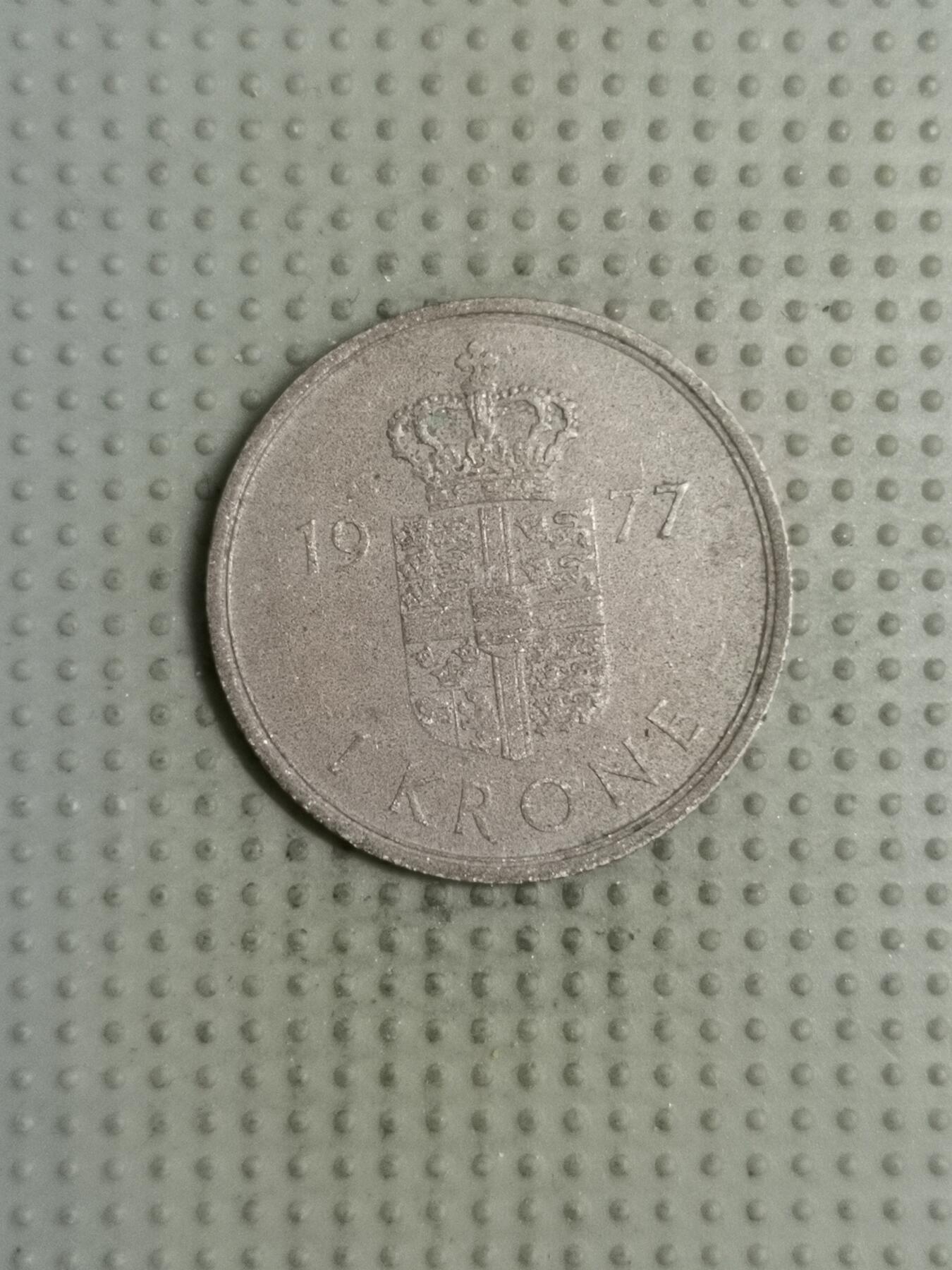 2025年第123场各国散币拍卖（总第123场） 丹麦1977年1克朗