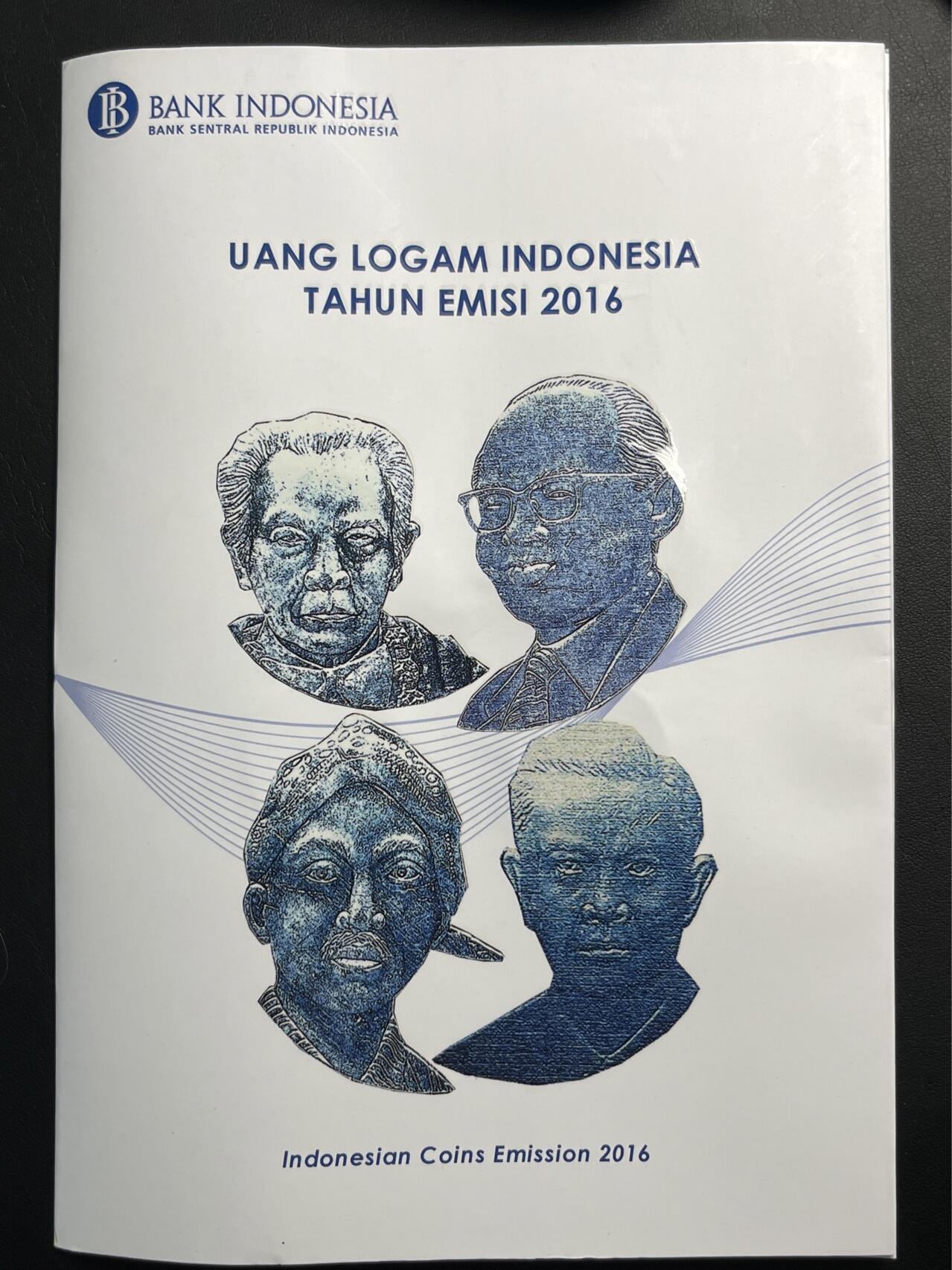 ❤️【币观天下】❤️ 第332期钱币拍卖- 2025.11.28周五晚上6点半场-长期征集拍品 印度尼西亚2016年四大伟人官方发行MS纪念币套装一册