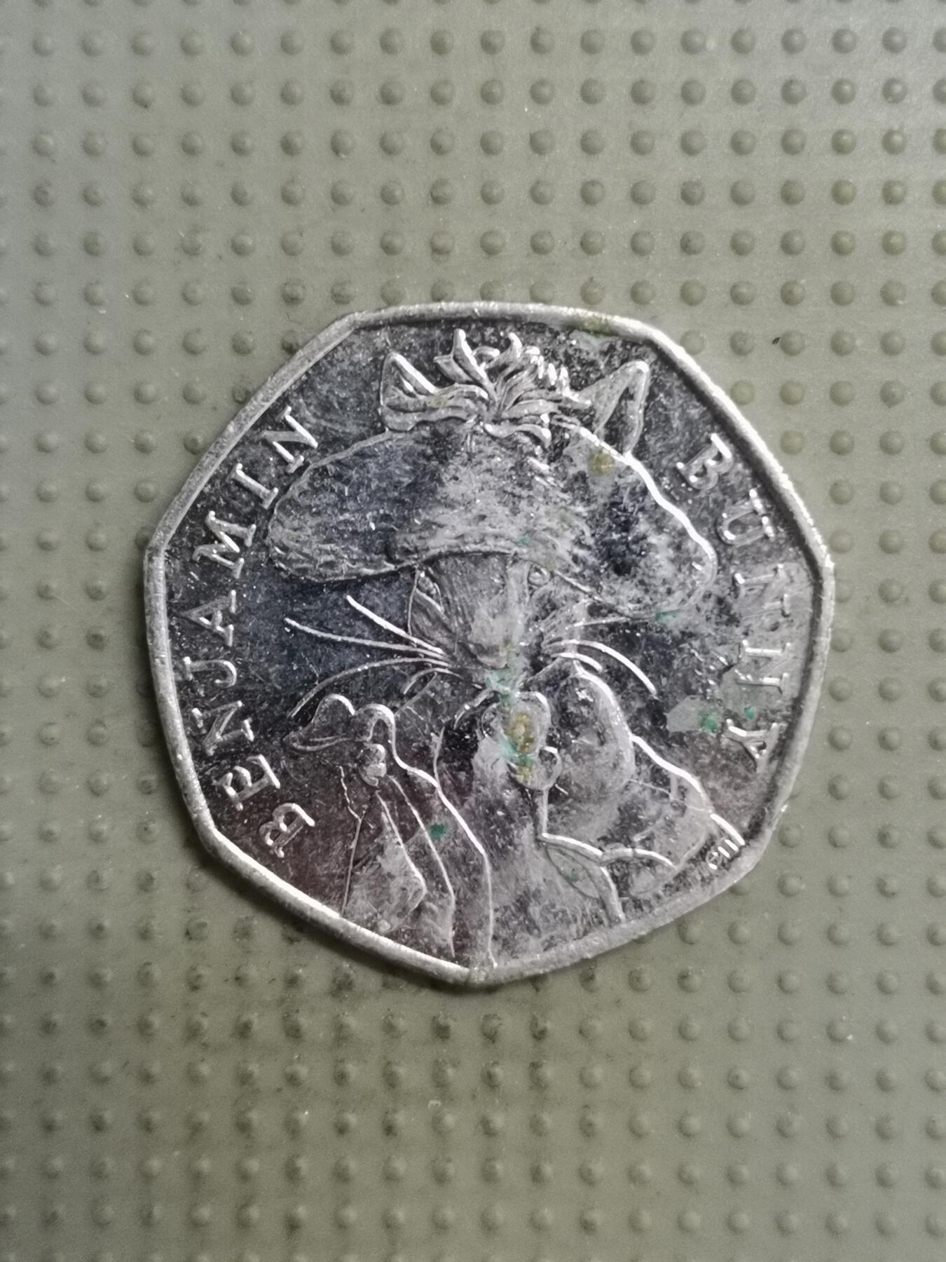 2025年第123场各国散币拍卖（总第123场） 英国2017年彼得兔50便士纪念币