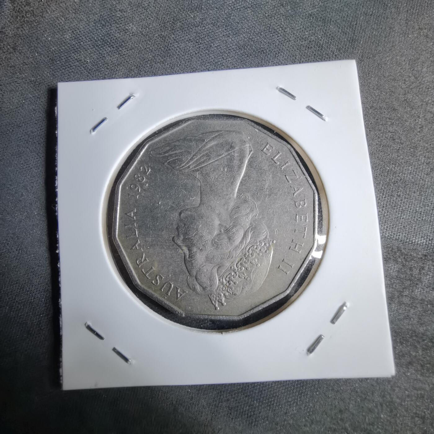 沼泽如烟--第913场 澳大利亚1982年50分纪念币