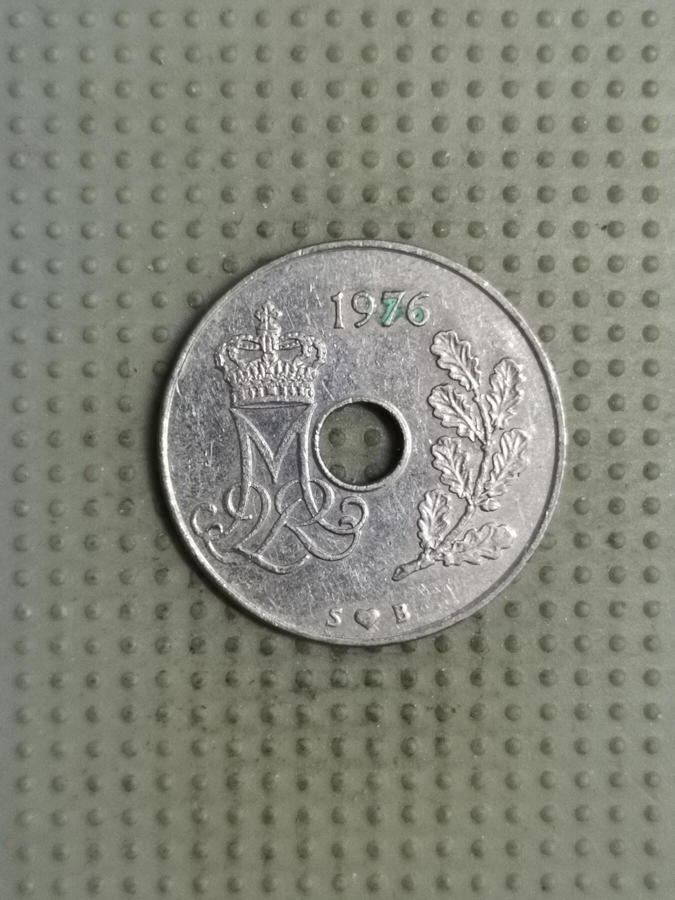 2025年第123场各国散币拍卖（总第123场） 丹麦1976年25欧尔