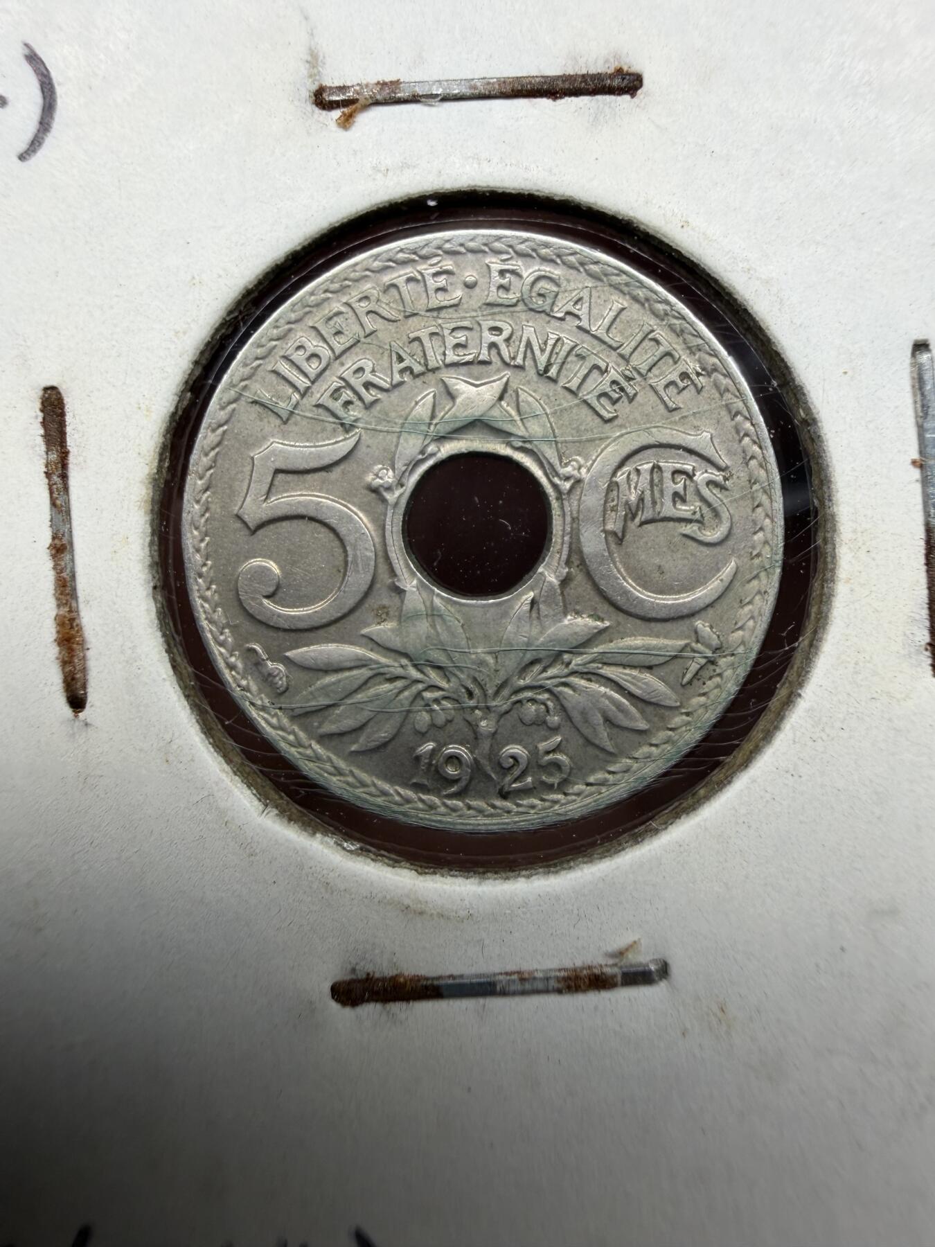 2025年集古藏今外币拍卖第十期-第9场—（总第289拍），可以寄存60天，满160元包邮。 1925年法属印支5分