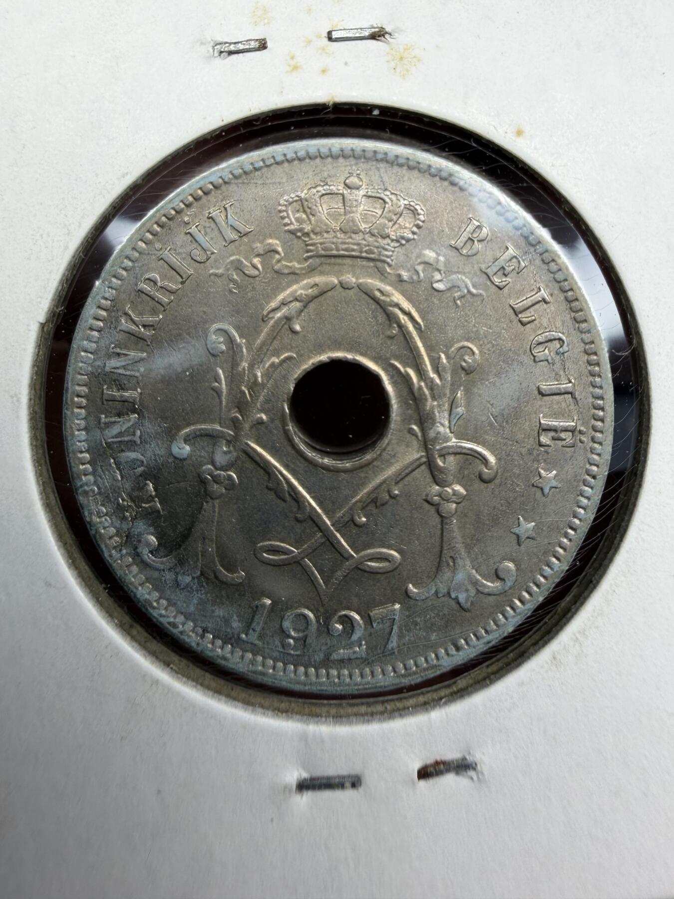 2025年集古藏今外币拍卖第十期-第9场—（总第289拍），可以寄存60天，满160元包邮。 1927年比利时25分