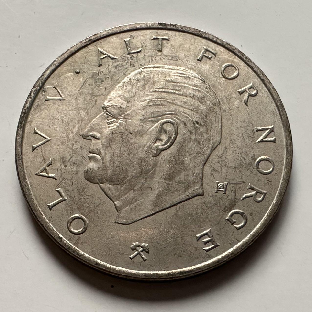 🌹外币初藏🌹🐯2025年第132场  每周二四六晚8️⃣点 接代拍 挪威1974年一克朗