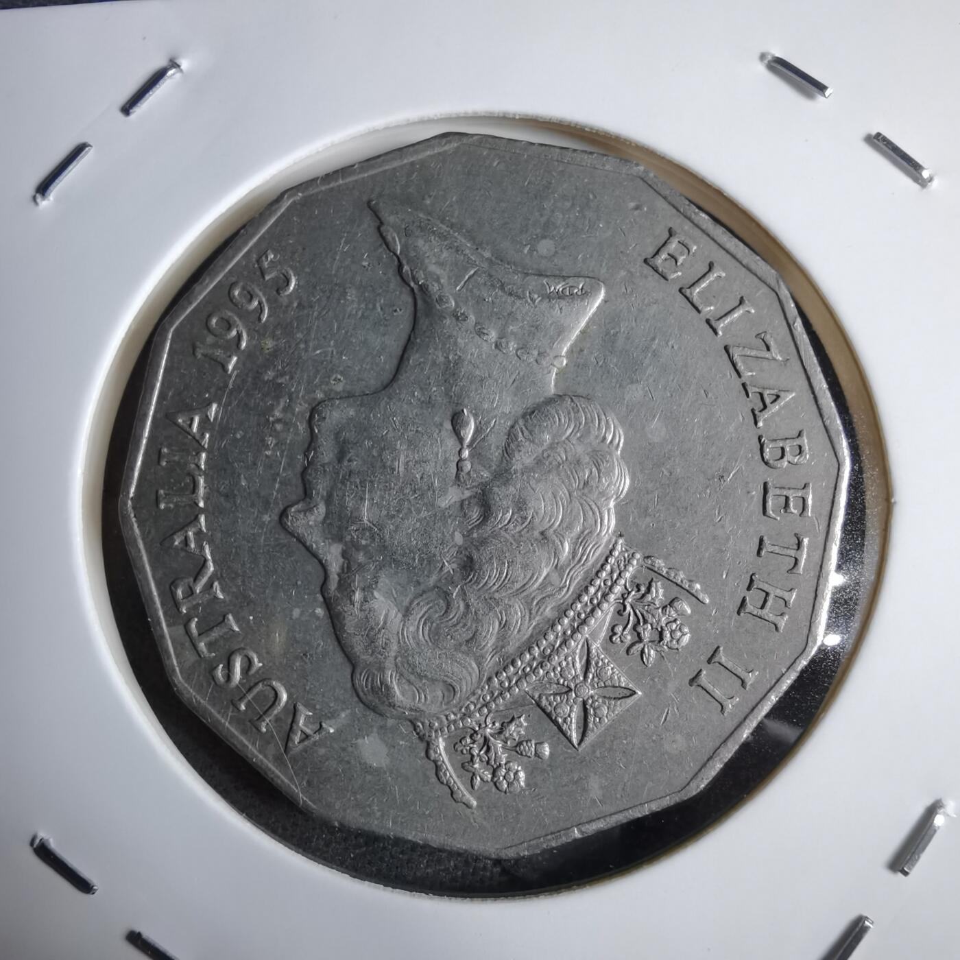 沼泽如烟--第913场 澳大利亚1995年50分纪念币