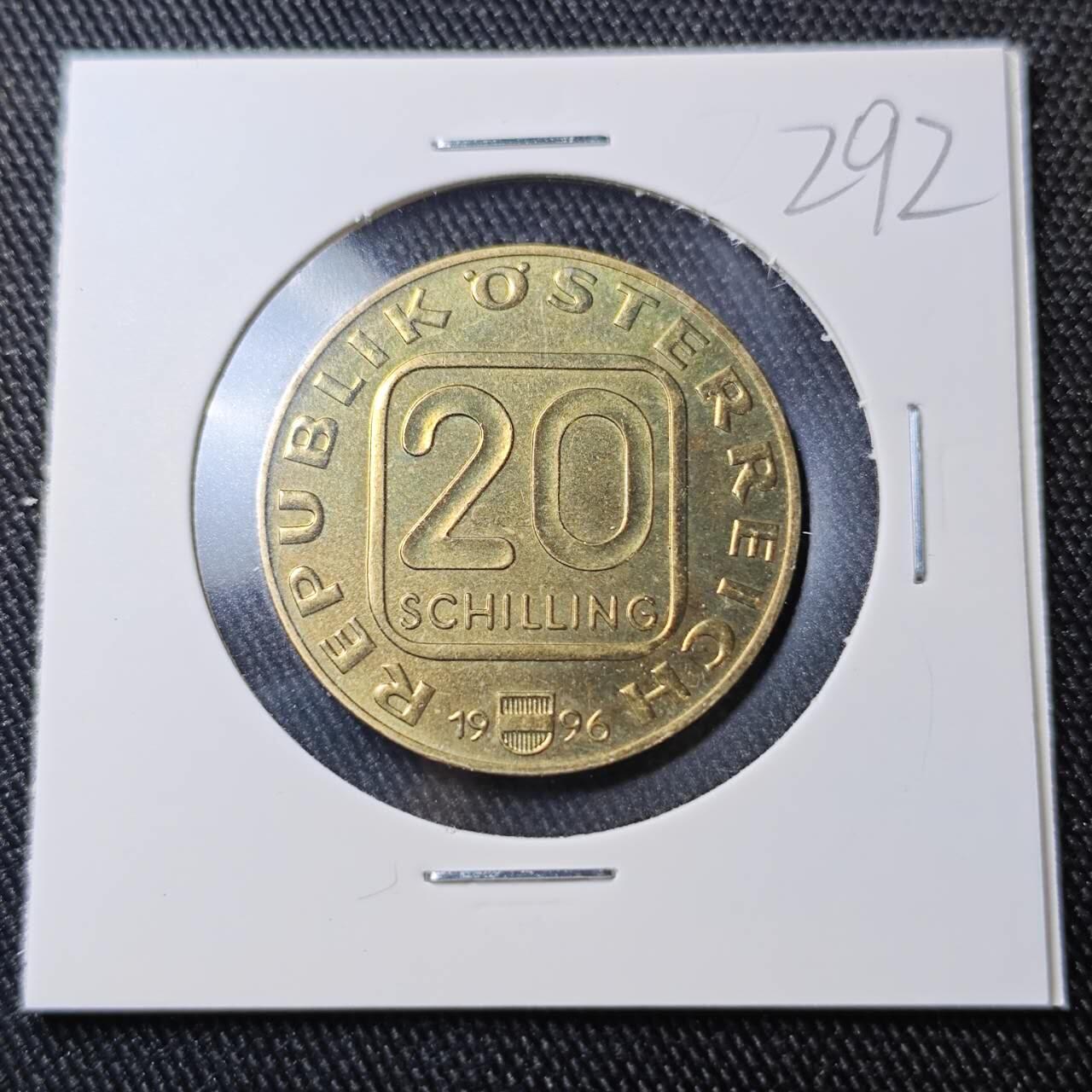 KK钱币收藏小铺 （套币 好品/批量散币 银币）专场  2月预留时间 周末发货  奥地利20先令纪念币