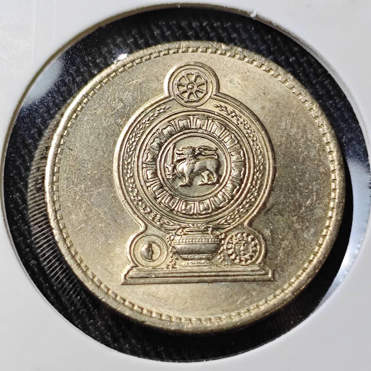 KK钱币收藏小铺 （套币 好品/批量散币 银币）专场  2月预留时间 周末发货  1986斯里兰卡5卢比 好品