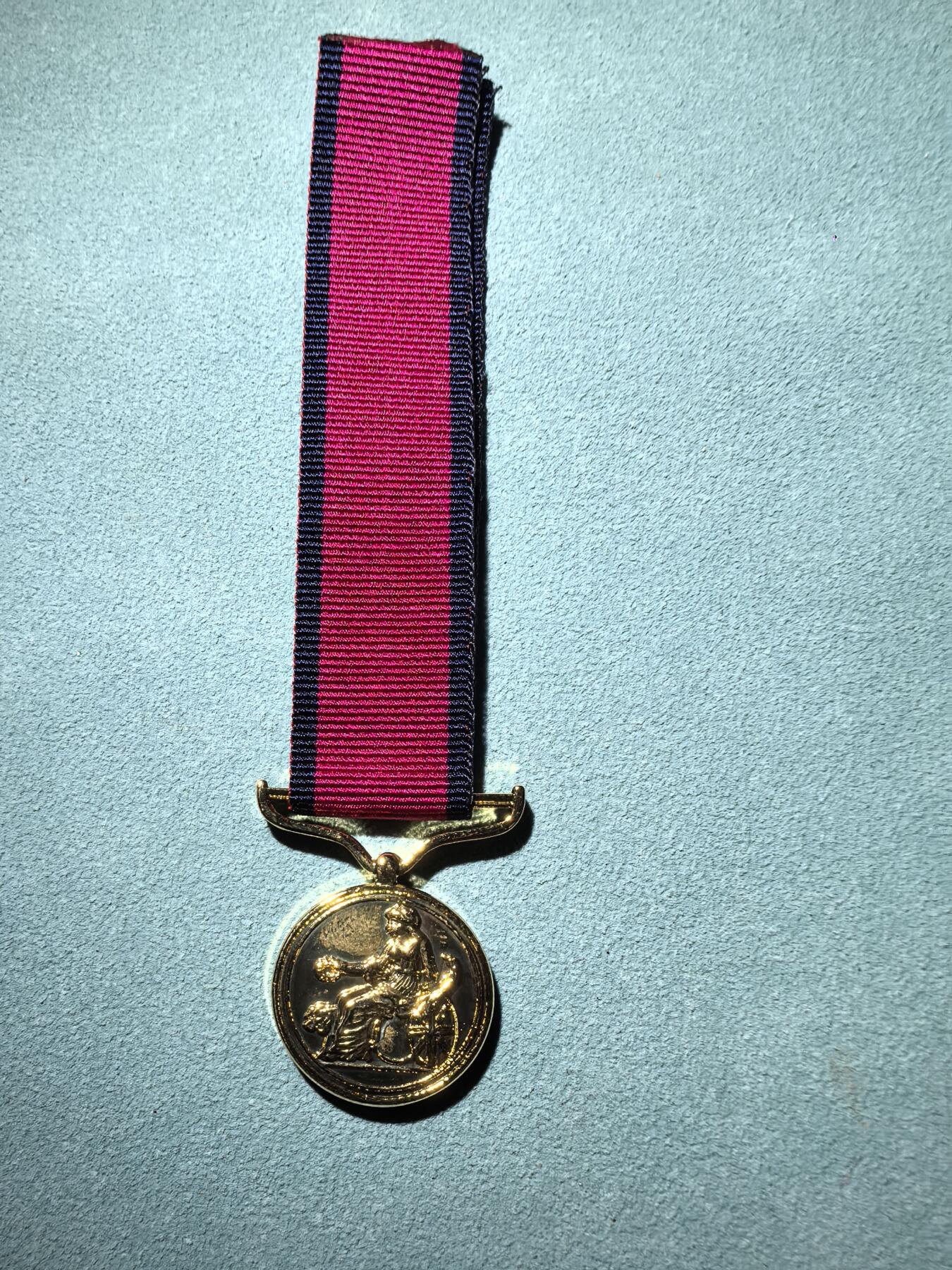 盛世勋华——号角文化勋章邮票专场拍卖第289期 英国陆军金质奖章迷你章 极为罕见 原章是英国章最贵的几款之一